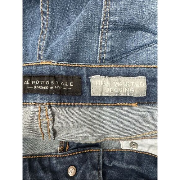 Aeropostale High Waisted Jeggings Size 12 - Picture 5 of 11